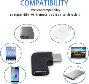 Dajiang OEM Tùy Chỉnh <span class=keywords><strong>USB</strong></span> C Adapter 90 Độ Bên Phải Trái Góc Độ <span class=keywords><strong>USB</strong></span> 3.1 Loại C Nam Nữ Mở Rộng Cho Máy Tính Xách Tay Điện Thoại Di Động - Product Image 5