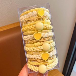 बहु-रंग बेस्टसेलर उच्च-लोचदार कोई बाल क्षति रंगीन बड़े लूप बच्चे पोनीटेल स्टाइल/ब्रेड मिलान के लिए बाल संबंध - Product Image 3