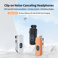 Casque de Revers OEM K93 à Double Micro avec Réduction de Bruit ENC pour Chipset Zhongke Lanxun 6.0, Contrôle Vocal IA et Affichage Numérique RGB