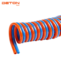 Tuyau d'air télescopique à double rangée en TPU haute élasticité 4mm 6mm 8mm 10mm 12mm pour équipement de découpe laser à fibre DETON