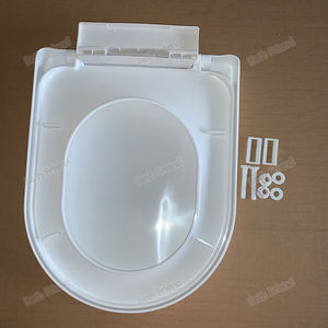 Fabricante de alta calidad de plástico de cierre suave cubierta de asiento de inodoro familia <span class=keywords><strong>Wc</strong></span> redondo PP gran oferta <span class=keywords><strong>tapa</strong></span> de asiento - Product Image 5