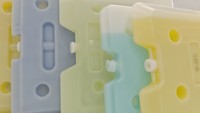 Bloc de glace réutilisable de qualité supérieure en HDPE, écologique, recyclable, haute densité, construction non toxique, rempli de gel, longue durée