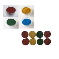 Pigment inbiologique à base de ciment, poudre colorée, oxyde de fer rouge jaune, 10 ml