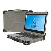 Nouvelle série Huanan Intelligent Atom Intel I7-7600U 8 Go de RAM 256 Go SSD 17.3 "affichage lisible à la lumière du soleil ordinateur portable robuste à 3 épreuves
