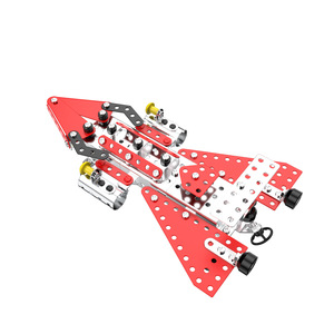 3-in-1 <strong>Puzzle</strong> Metal Assembly <strong>Nut</strong> Spacecraft Airplane Battleship DIY Student Teaching Aid Assembly Metal Model Kit 3D <strong>Puzzle</strong> - Product Image 6