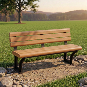 <span class=keywords><strong>Banc</strong></span> <span class=keywords><strong>d</strong></span>'<span class=keywords><strong>extérieur</strong></span> <span class=keywords><strong>en</strong></span> PE résistant aux intempéries, directement de l'usine, à prix abordable, avec dossier, structure <span class=keywords><strong>en</strong></span> <span class=keywords><strong>fer</strong></span> <span class=keywords><strong>forgé</strong></span>, 3 places, pour jardin, patio, véranda, parc, terrasse, <span class=keywords><strong>en</strong></span> <span class=keywords><strong>bois</strong></span> - Product Image 1