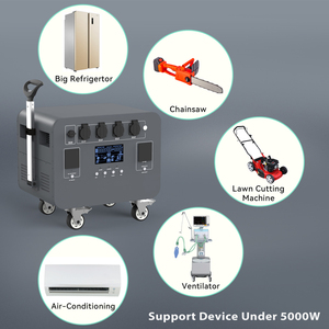5000W 5120Wh <b>Solar</b> Portable Power Station LiFePO4 Battery Pure Sine Wave <b>Generator</b> APP Monitor Real-Time Power Management Home - Product Image 5