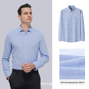 <span class=keywords><strong>Chemise</strong></span> Homme Personnalisable en Coton à Manches Longues Motif Cheval Printanier, <span class=keywords><strong>Chemise</strong></span> Décontractée en <span class=keywords><strong>Lin</strong></span> Couleur Années 60 Sans <span class=keywords><strong>Repassage</strong></span> pour Homme – Vente en Gros - Product Image 2