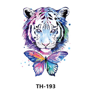 Tatouages temporaires pour hommes, tatouages corporels sexy imperméables à vendre, motif lion - Product Image 5
