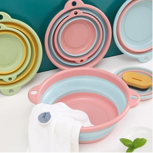 Lavabo pequeño plegable portátil ligero barato para bebés, niños, recién nacidos, lavabo de silicona plegable de viaje - Product Image 6