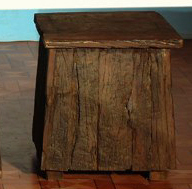 <b>Rustic</b> Solid <b>Wood</b> Restaurant <b>Tables</b> with 4 Stools Set Antique Design for <b>Dining</b> Commercial Use Handcrafted Wholesale Indian Expo - Product Image 5