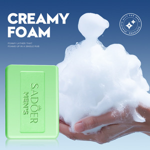 SADOER <span class=keywords><strong>Sapone</strong></span> per <span class=keywords><strong>Barba</strong></span> da Uomo 100g, Detergente e Idratante, Favorisce la Crescita della <span class=keywords><strong>Barba</strong></span>, Allevia la Secchezza e il Prurito, Riparatore per Gentiluomini Eleganti - Product Image 4