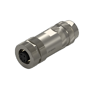 ฟิลด์แบบไร้สาย M12รหัส4ขาแบบสกรูตัวเมียขั้วต่อโลหะผสมทองแดง250V ที่ได้คะแนน IP68จากอินเดีย - Product Image 3