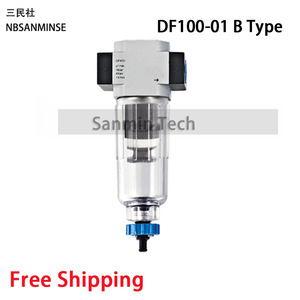 NBSANMINSE ตัวกรองอากาศ DF403 ระบายน้ำอัตโนมัติแบบนิวเมติกแรงดันสูง - Product Image 3