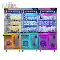 Machine à griffes d'arcade personnalisée en gros, à monnayeur et accepteur de billets, économique, pour la distribution de jouets et de poupées