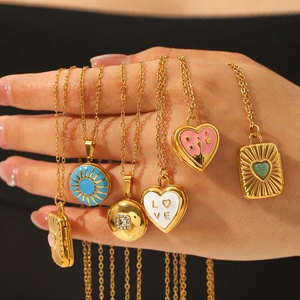 <span class=keywords><strong>Cadre</strong></span> Photo Design Rond Marque Lune <span class=keywords><strong>Livre</strong></span> Pendentif Collier Étanche En Acier Inoxydable <span class=keywords><strong>Cadre</strong></span> Photo Collier Bijoux De Mode - Product Image 1