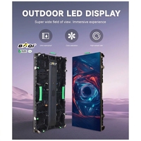 L'écran LED P3.91 de HD RVB lambrisse le centre commercial IP65 de magasin de détail Cabinet extérieur polychrome d'écran d'affichage à LED de location 500*1000mm