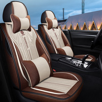 Housses de siège de voiture universelles en cuir de luxe Accessoires de voiture intérieurs pour revêtement de siège Mustang Premium