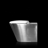 Usine en gros fournisseur chinois lavage une pièce pisser pot de toilette durable 304 316 toilette en acier inoxydable pour un usage marin