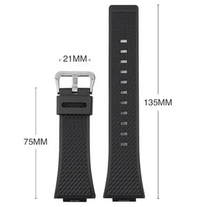 สายนาฬิกา TPU สำหรับ <span class=keywords><strong>Casio</strong></span> <span class=keywords><strong>GM</strong></span>-110 GA700 GW8900 GA110 ขนาด 16 มม. สายยางเปลี่ยนทดแทนแฟชั่น สีแดง สีน้ำเงิน - Product Image 6