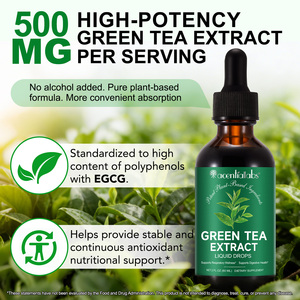 Acentiallabs 60ml Tintura Vegana Senza Alcool Vegetariana di Camelia Sinensis Estratto Naturale di Tè Verde in Gocce Liquide per Uomini e Donne - Product Image 2