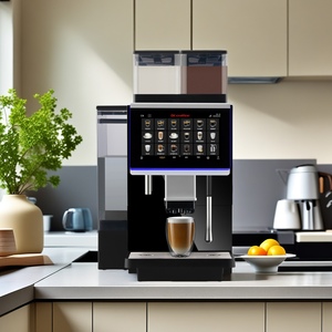เครื่องชงกาแฟอัตโนมัติเชิงพาณิชย์ Dr.Coffee F200 เครื่องทำเอสเพรสโซระดับมืออาชีพ พร้อมถังใส่ผงกาแฟ De Caf - Product Image 3