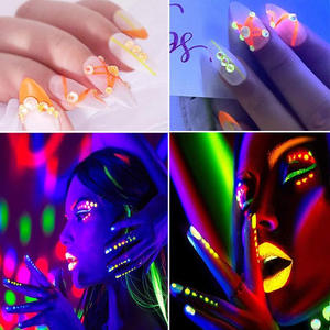 Toptan AB karanlıkta parlayan kristal taşlar olmayan sıcak düzeltme Neon Flatback Rhinestones gevşek Rhinestones sıcak satış - Product Image 6