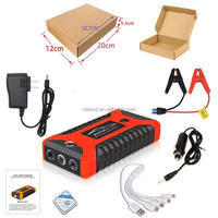 Démarreur de Voiture d'Urgence 12V Grande Capacité 600A Rouge avec Allumage Diesel et Chargeur de Batterie