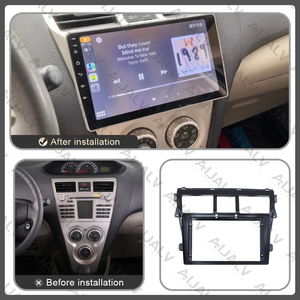 กรอบโครงรถวิทยุระบบแอนดรอยด์สำหรับ2008-2012เครื่องเล่นวิทยุรถยนต์ Toyota Yaris Vitz belta DVD - Product Image 3