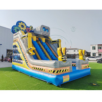 Nouveautés Offre Spéciale Toboggan Gonflable Sec Double Voie MICO Robot Bouncer en PVC Capacité 300-500kg Léger Château Gonflable Garantie 3 Ans