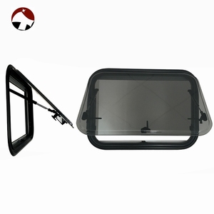 Meilleures ventes <span class=keywords><strong>Fenêtre</strong></span> <span class=keywords><strong>de</strong></span> <span class=keywords><strong>caravane</strong></span> <span class=keywords><strong>de</strong></span> camping-car à double acrylique avec cadre en aluminium avec moustiquaire et rideau - Product Image 2