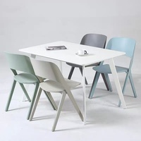 Tabouret de salle à manger en plastique écologique imperméable, best-seller, pour la maison, le bureau, l'école et les salles à manger