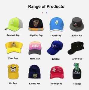 Горячая продажа шляпа Мода на заказ Оптовая рекламная бейсбольная кепка