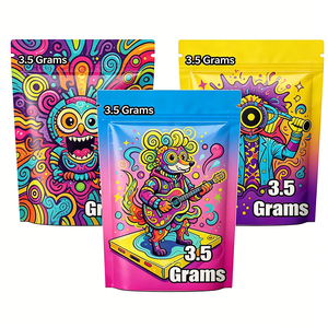 Bolsa de Mylar con Cierre Hermético, Diseño Único Personalizado al por Mayor, Reciclable, a Prueba de Olores, Impresión por Serigrafía para Envasado de Alimentos - Product Image 5