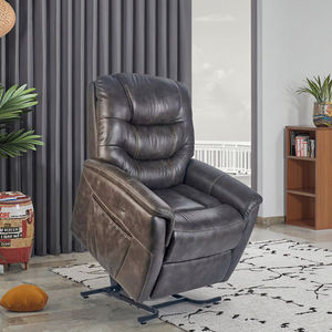 Silla reclinable elevadora de movilidad eléctrica de cuero de aire moderno de gama alta reclinable con función de masaje para ancianos - Product Image 1