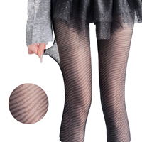 Collants en dentelle jacquard à vagues ondulées, collants en résille transparents, collants sexy sans couture pour femmes