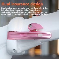 Clé de fixation de cadre de vélo pliant, boucle de sécurité pour Dahon et Fnhon Bike