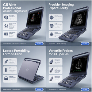 Sistema de Ultrasonido Doppler Color Portátil Veterinario C6, Equipo de Imagenología Digital Clínica Móvil para Cama o Consultorio, Diagnóstico Veterinario Profesional C6 - Product Image 2