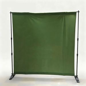 High Quality Easy Set-Up Aluminum Portable Backdrop <b>Stand</b> 8ft/10ft Dye-Sublimation <b>Printing</b> Color/Logo Options for Events - Product Image 2