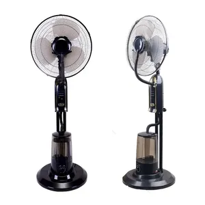 4L Water Tank 16 Inch Remote Control Spray Mist Fan Cool Mist Humidifier 2 In 1 Electric Stand Fan For Home Office OutDoor