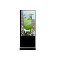 Kiosque à affichage numérique intérieur de 75 pouces au sol, système Android/PC, écran tactile LCD capacitif pour affiche numérique Totem