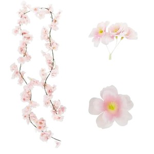 ดอกซากุระประดิษฐ์สีชมพูอ่อน ยี่ห้อซินเล่ย์ 1 ชิ้น สำหรับตกแต่งงานแต่งงานและบ้าน - Product Image 5