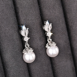 Boucles d'oreilles pendantes géométriques en forme de marquise pour femmes, bijoux élégants de style princesse pour tous les jours - Product Image 5
