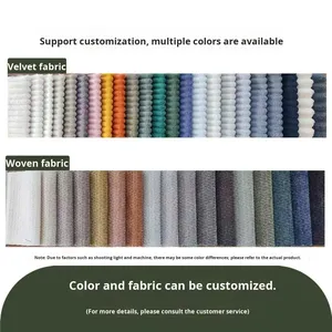 أريكة قماشية بمقعدين للشقق الصغيرة، أريكة سرير مزدوجة قابلة للطي مع غطاء قابل للإزالة والغسل، تصميم عصري - Product Image 4