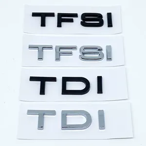 Emblema Adesivo 3D Nero in ABS <span class=keywords><strong>S</strong></span> <span class=keywords><strong>Line</strong></span> per Bagagliaio Auto <span class=keywords><strong>Audi</strong></span> A1 A3 A4 A5 A6 A7 A8, TDI TFSI - Product Image 2