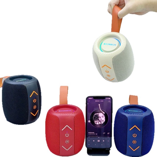 NEW AC-74 BOOMBOX Rugged Wireless Blue Tooth Speaker - Waterproof Hangable Perfect for Outdoor Enthusiasts 10W Subwoofer