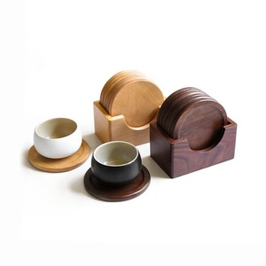 <span class=keywords><strong>Sous</strong></span>-verres en <span class=keywords><strong>bois</strong></span> pour tasses à café, rondes en hêtre, isolantes thermiquement, modernes, légères, en <span class=keywords><strong>bois</strong></span> massif, petites assiettes, coussinets pour tasses, <span class=keywords><strong>sous</strong></span>-plats - Product Image 2