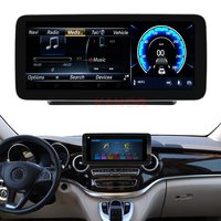 Pantalla de 12.3 Pulgadas 2K 2400*900p, Unidad Principal con CPU de 8 Núcleos, Radio Android para Mercedes-Benz Clase V W447 C W205 GLC X253, Actualización