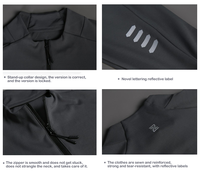 Veste coupe-vent pour hommes, séchage rapide, fermeture à glissière, vêtements de sport, pour entraîneurs tactiques, fitness, polyester