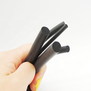 Extruded EPDM Sponge <strong>Rubber</strong> <strong>Seal</strong> Dia 3~10mm Black EPDM <strong>Rubber</strong> <strong>Foam</strong> Sealing Strip Round Bar for Cabinet Door <strong>Seal</strong> - Product Image 2